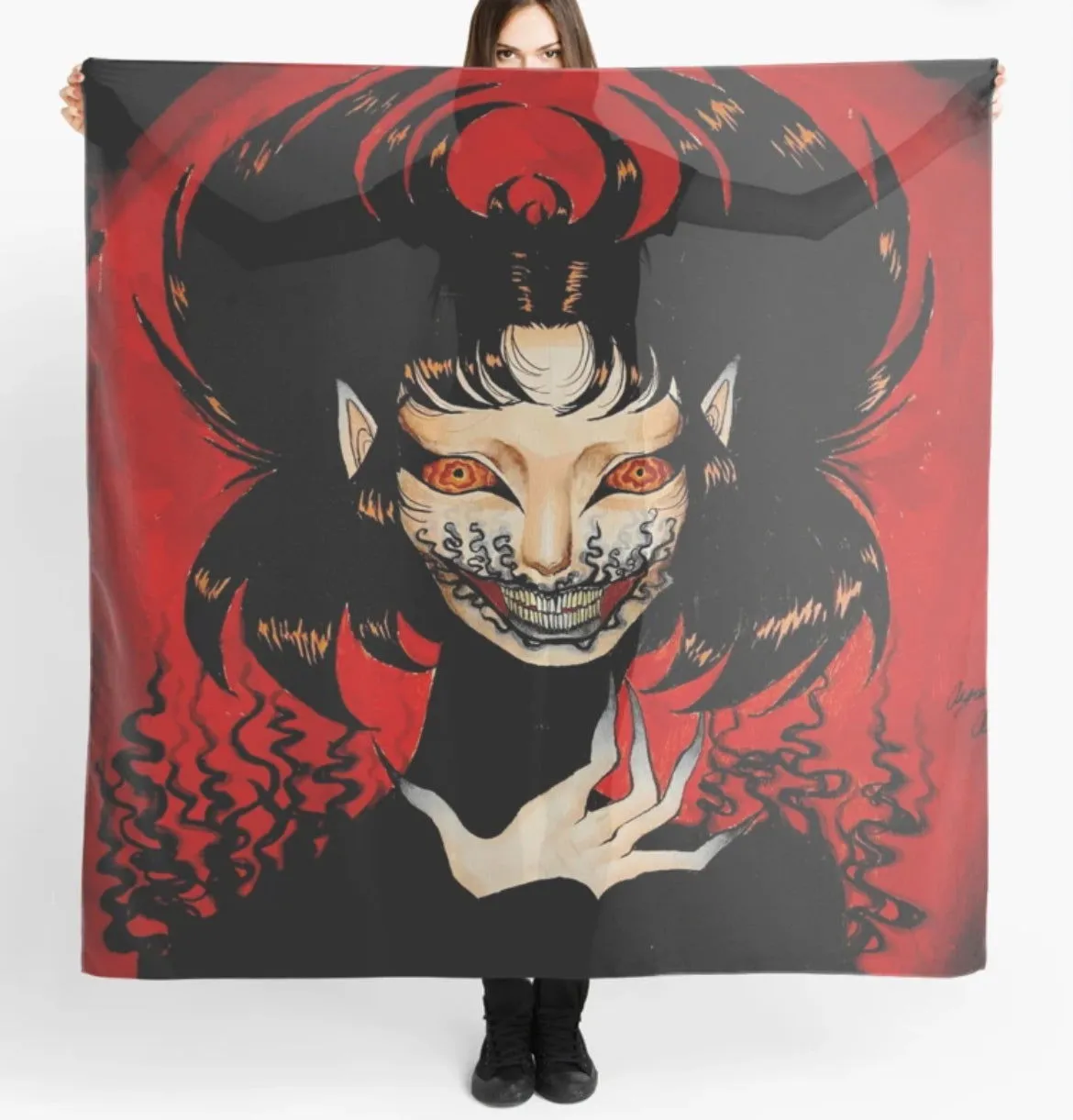 (Seattle Same Day Delivery) Eyes of Hell Tapestry