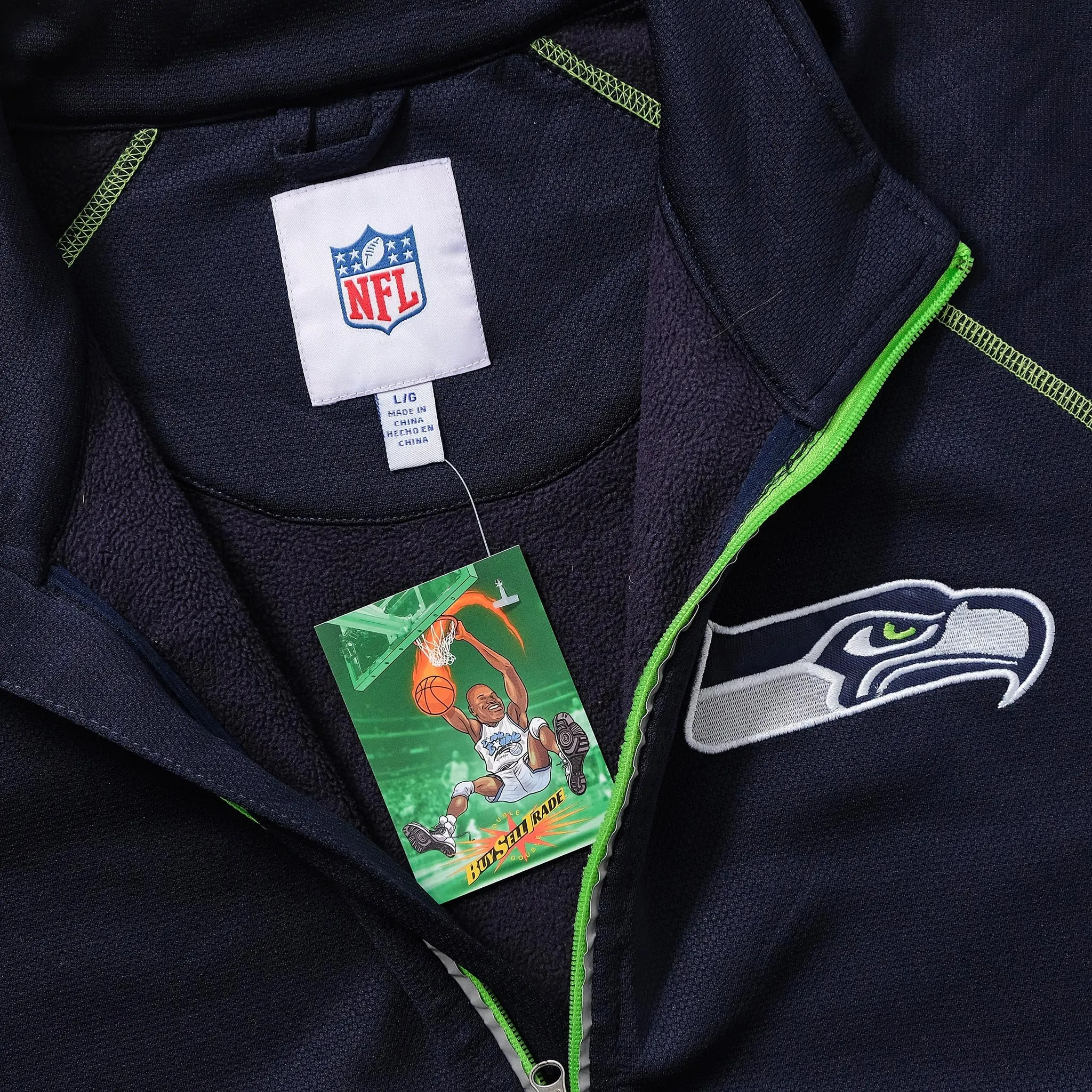 Seattle Seahawks Track Jacket Large