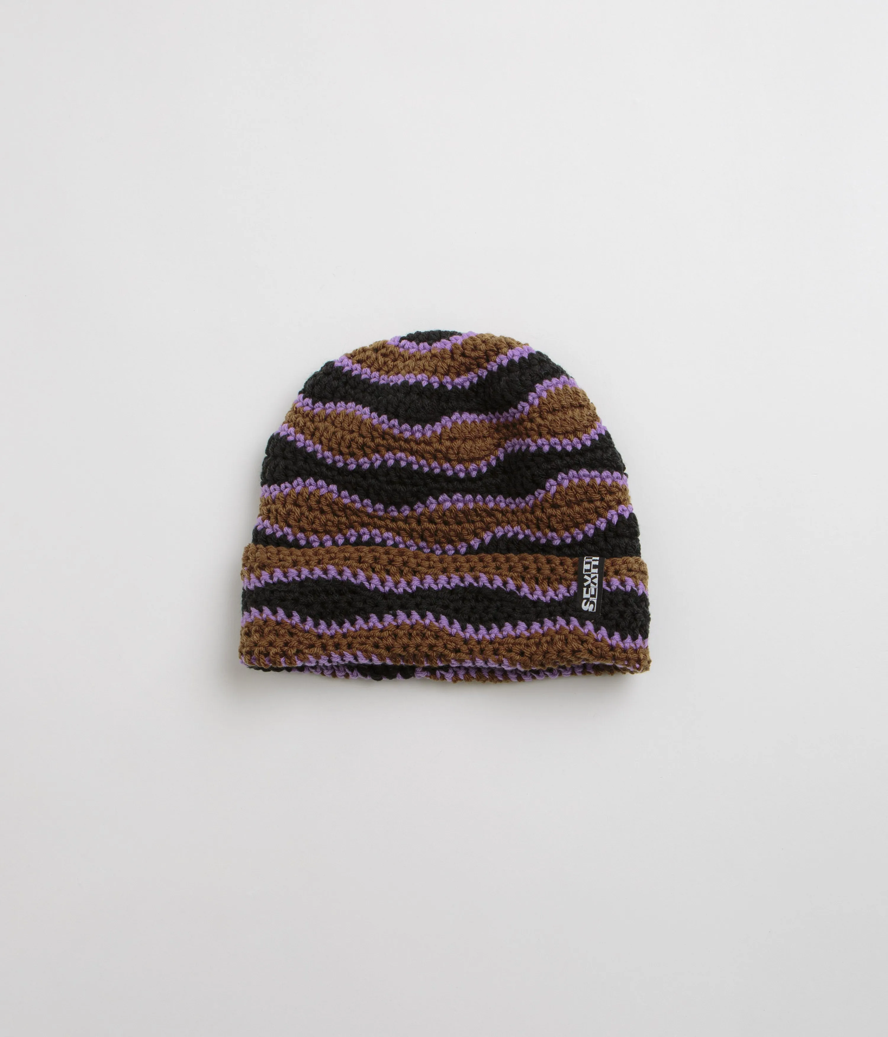 Sexhippies Wavelength Beanie - Black / Brown