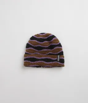 Sexhippies Wavelength Beanie - Black / Brown