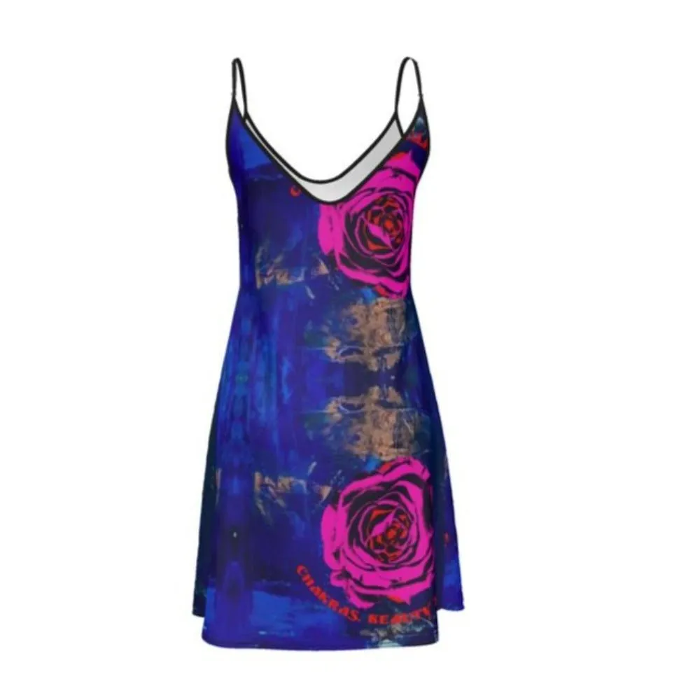 Short Silk Slip Dress Beauty and Love