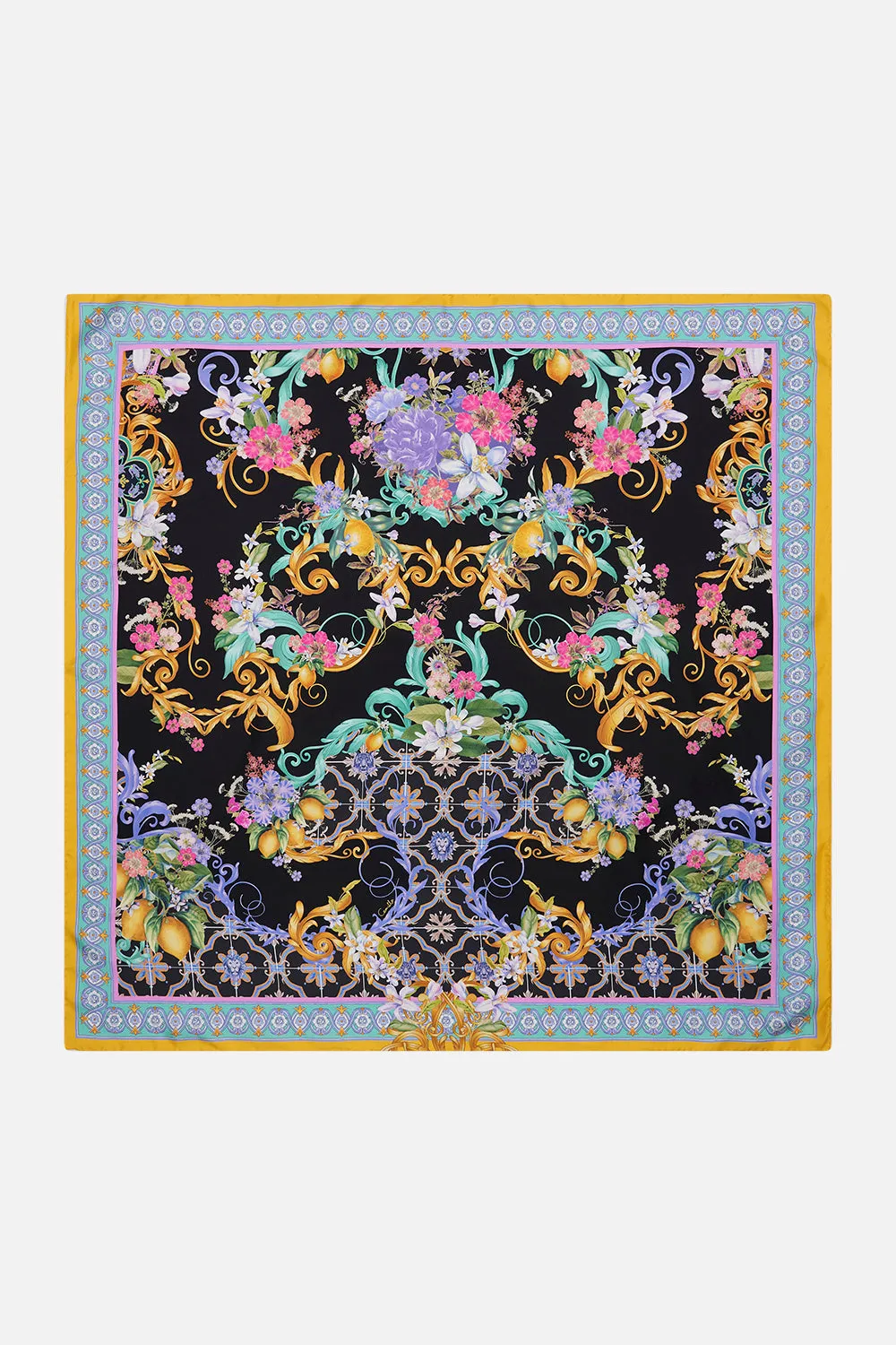 SILK SQUARE SCARF MEET ME IN MARCHESA