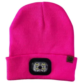 Six Peaks LED Lighted Beanie Hat Pink