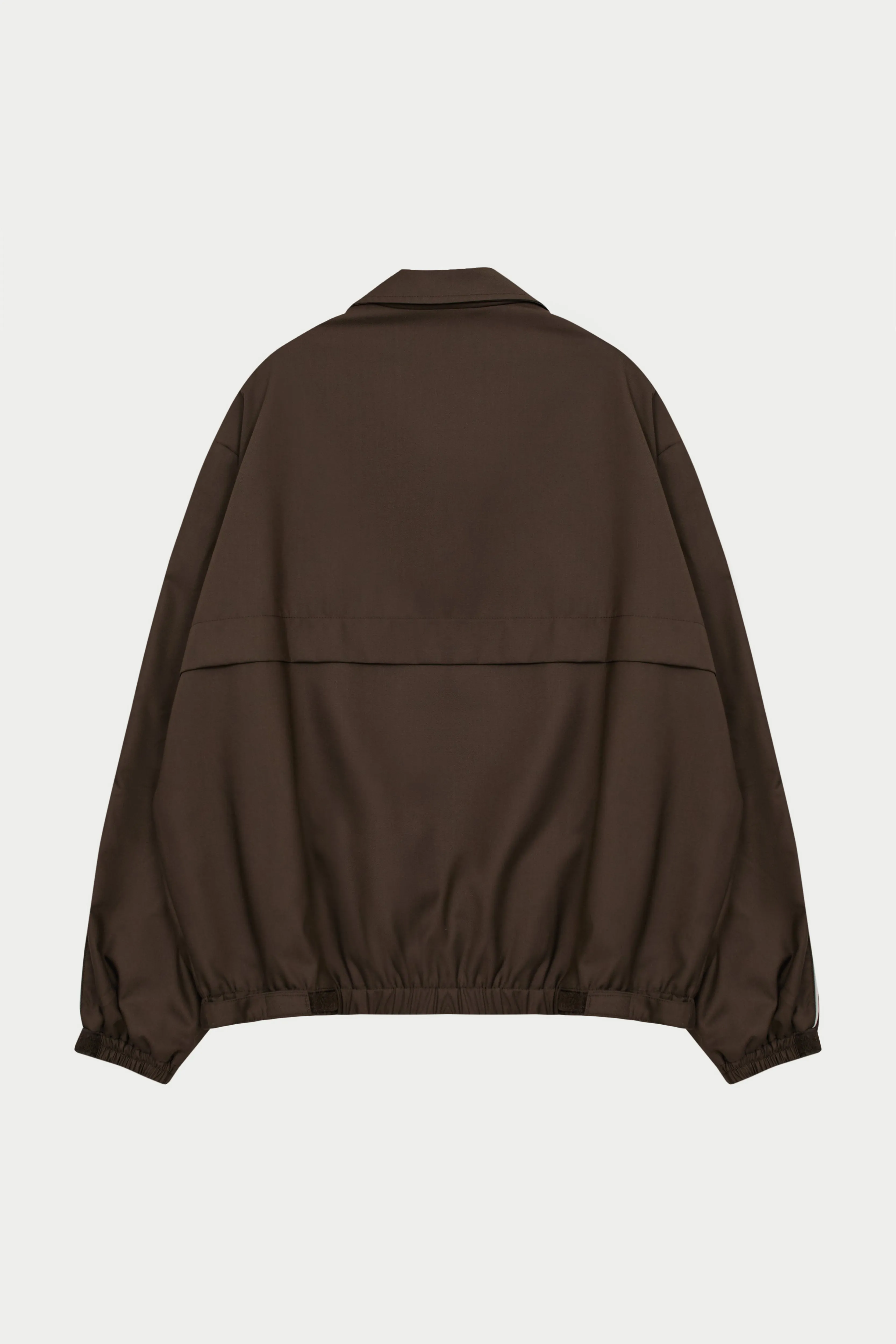 SMART PIPED TRACK JACKET - BROWN