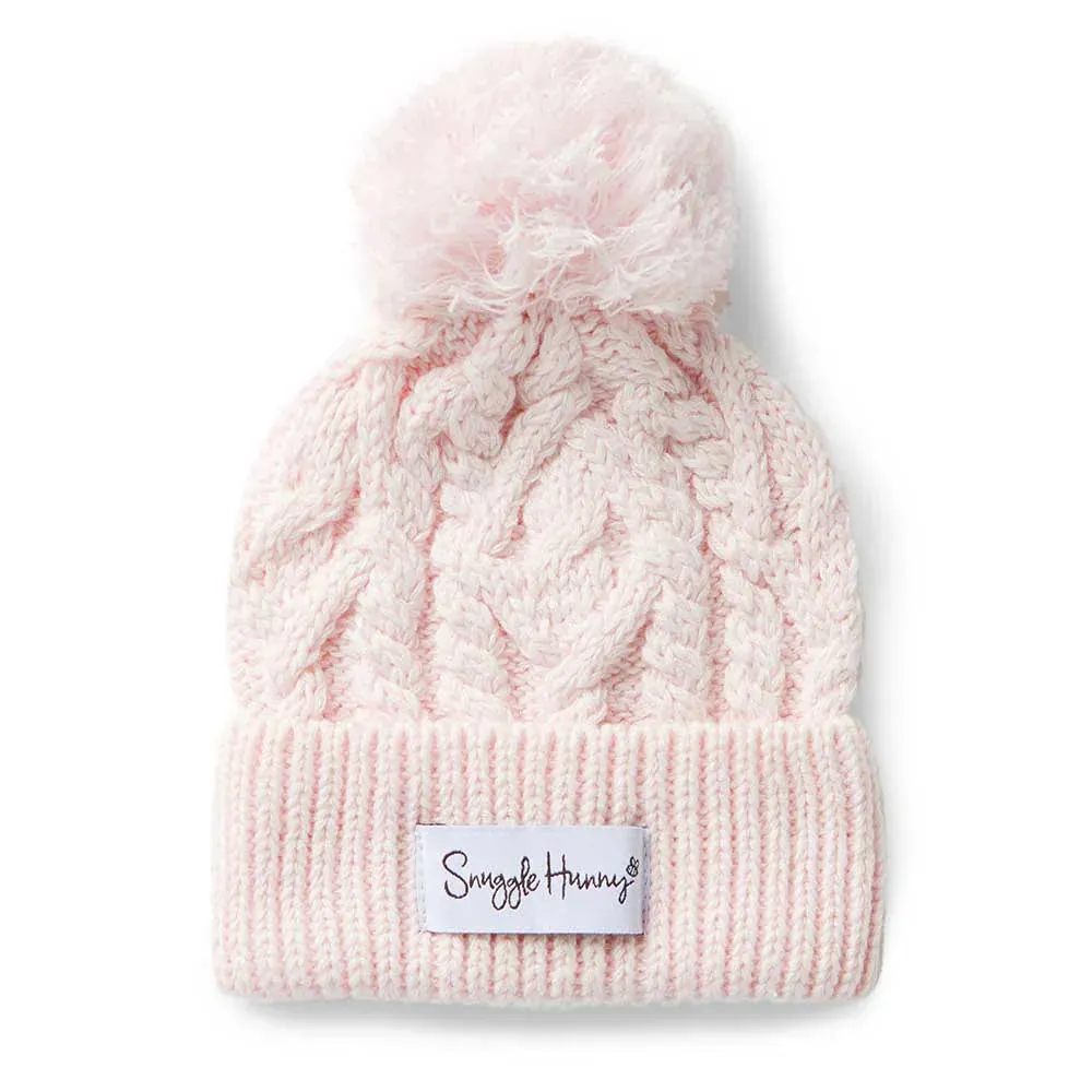 Snuggle Hunny - Blush Pink- Knitted Beanie