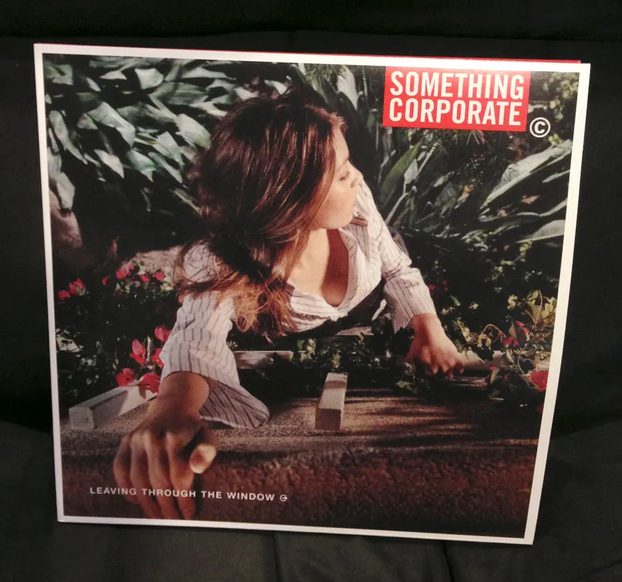 SOMETHING CORPORATE - LEAVING THROUGH THE WINDOW - 2xLP 11TH ANNIVERSARY PRESSING (ETR022)