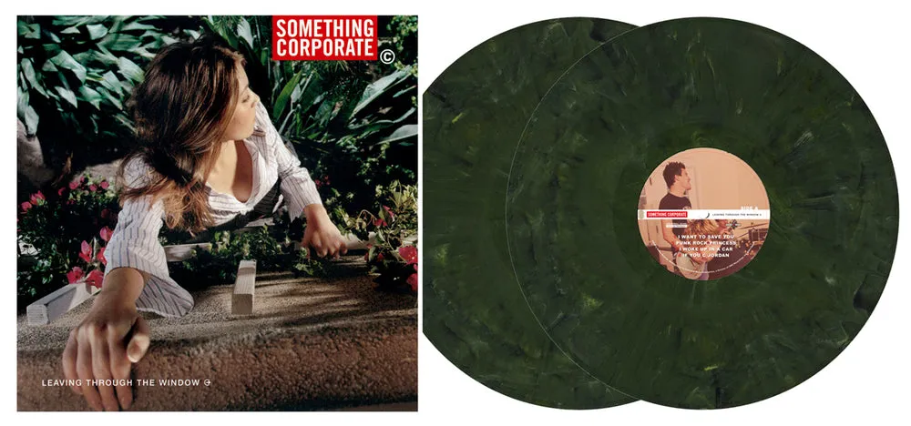 SOMETHING CORPORATE - LEAVING THROUGH THE WINDOW - 2xLP 11TH ANNIVERSARY PRESSING (ETR022)