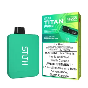 STLTH Titan Pro Green Apple Ice Disposable Vape