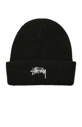 Stock Cuff Beanie Black