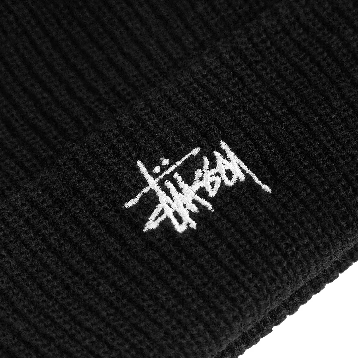 Stussy Basic Cuff Beanie - Black