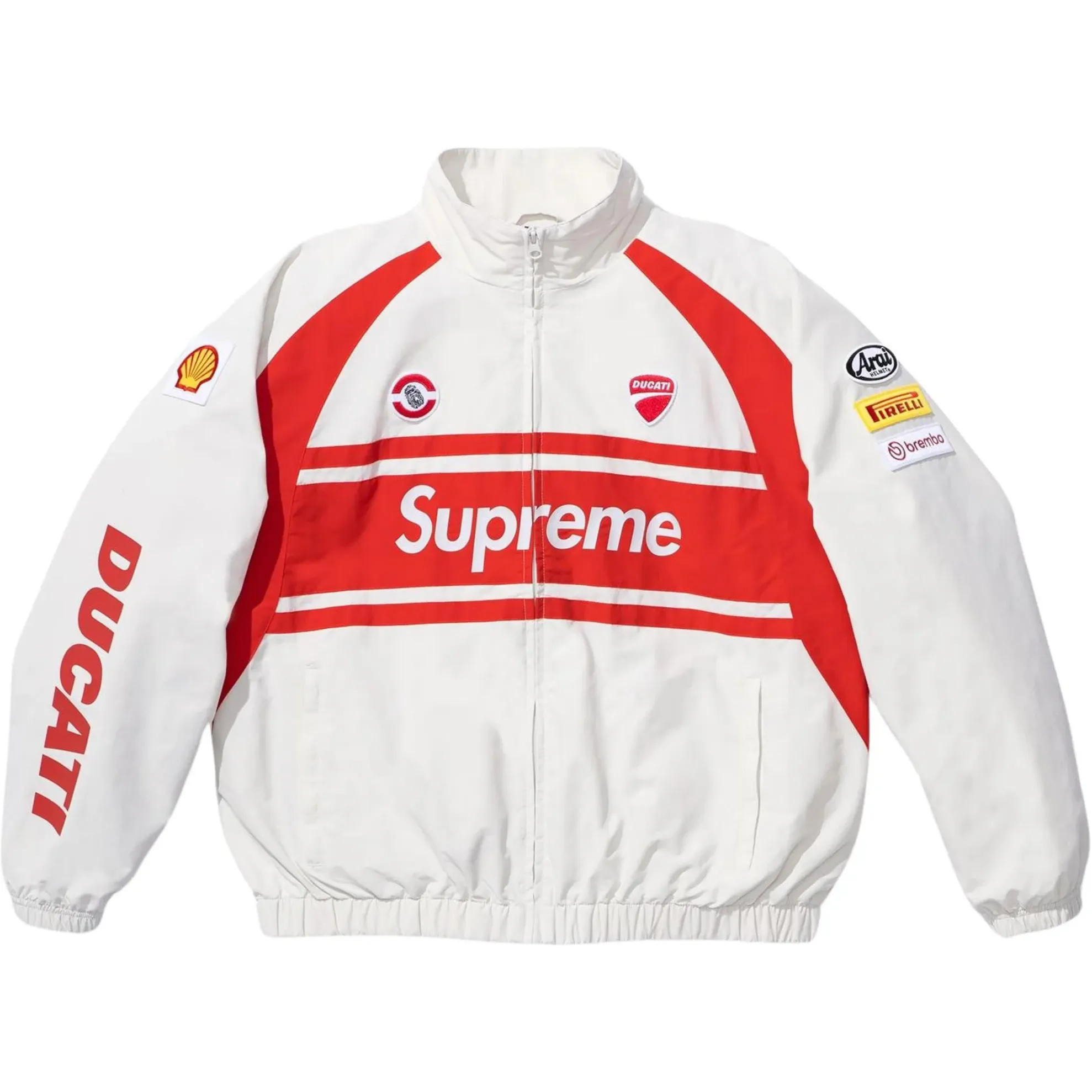 SUPREME®/DUCATI® TRACK JACKET WHITE