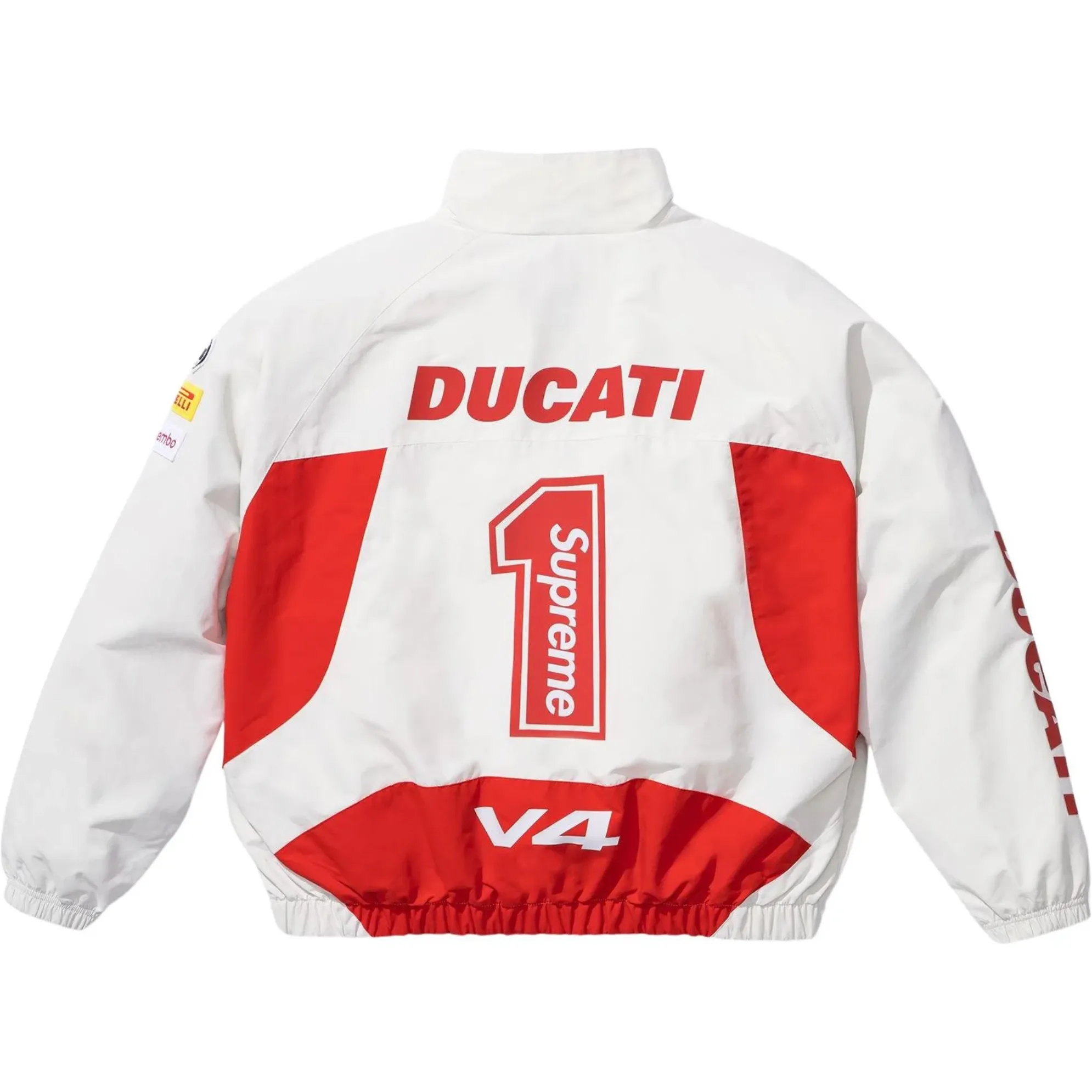 SUPREME®/DUCATI® TRACK JACKET WHITE