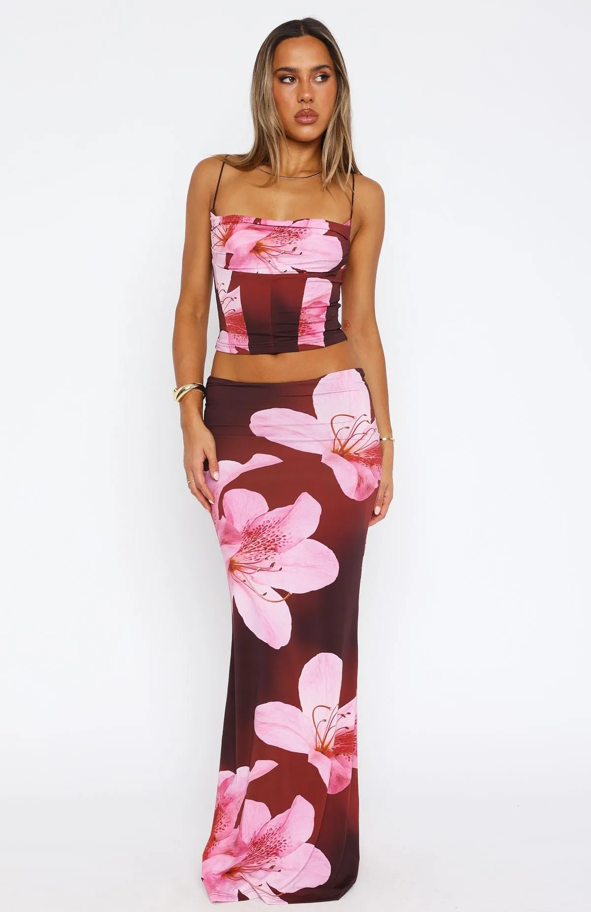 Sweet Salutations Maxi Skirt Lily Blossoms