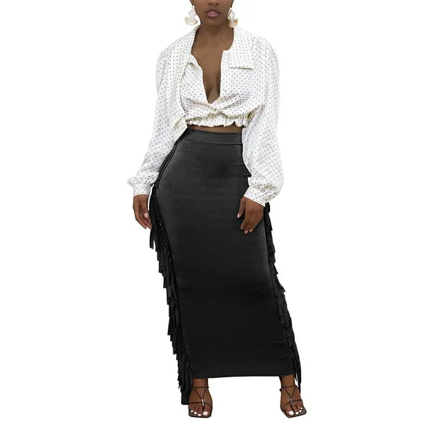 Tassel Long Skirt