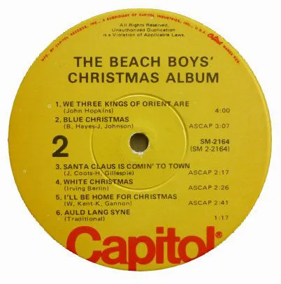 The Beach Boys - The Beach Boys' Christmas Album (LP, Album, RE, Win) (VG )