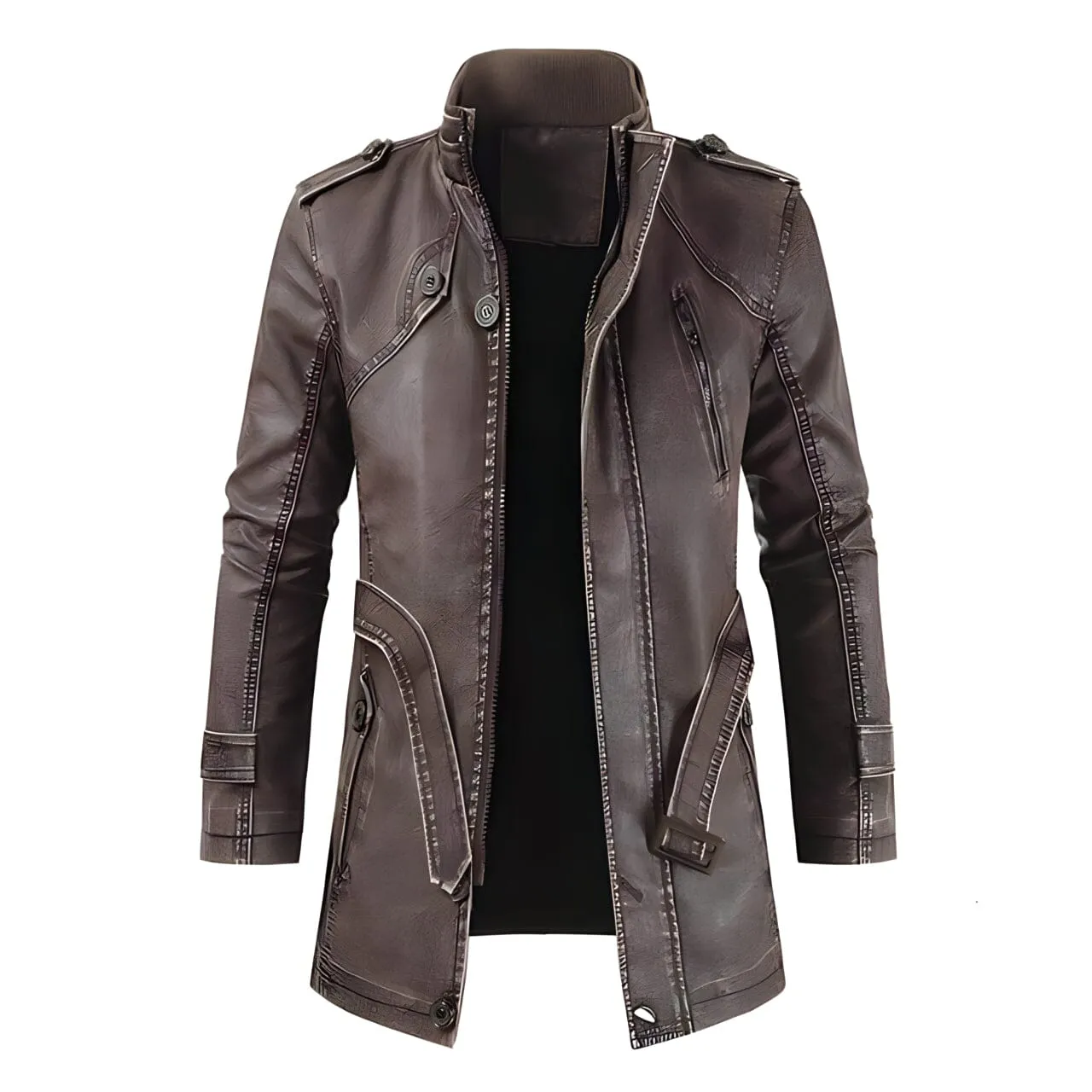 The Orion Faux Leather Jacket - Multiple Colors