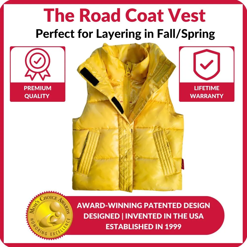 The Road Coat Vest - Yellow