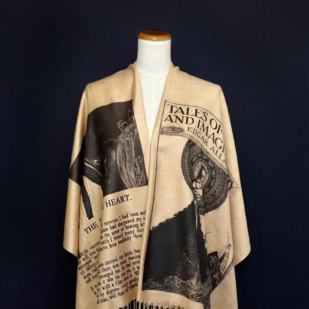 The Tell-Tale Heart by Edgar Allan Poe  Shawl Scarf Wrap