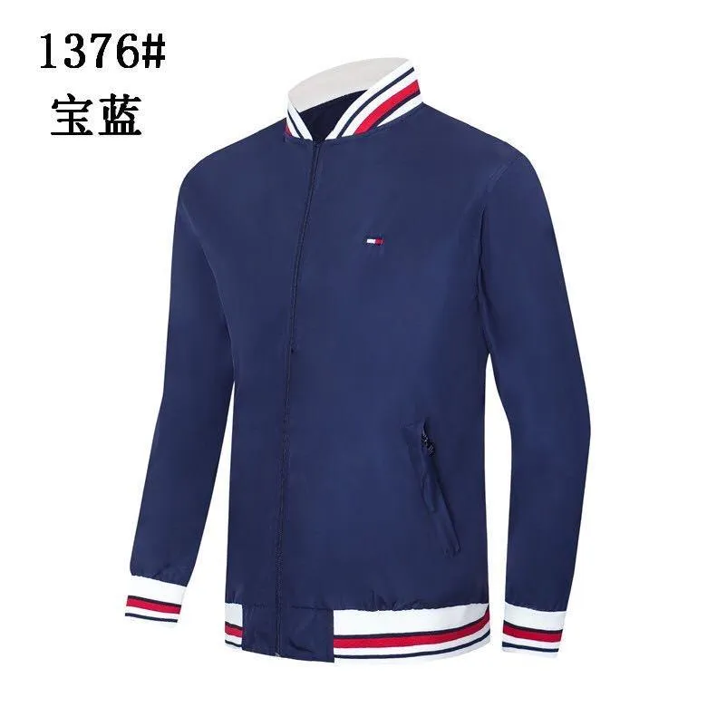 Tommy Hilfiger Men's Long Sleeve Navy Blue Track Jacket