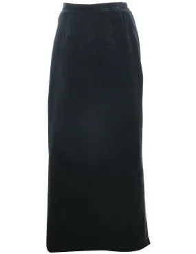 Velvet Maxi Skirt - M