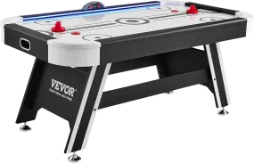 Vevor Hockey Table 72" Air-Powered Indoor LED Game with Electronic Scoreboard 2 Pucks and 2 Pushers New