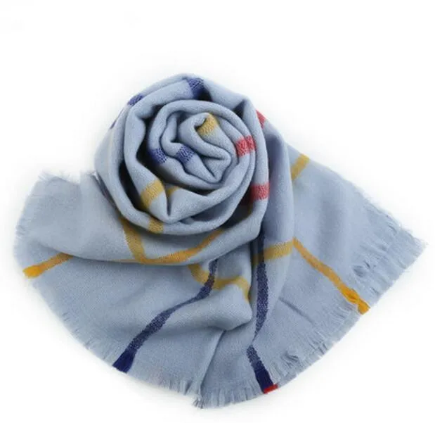 VIGROCK W03 Knit Wool Long Scarf for Women