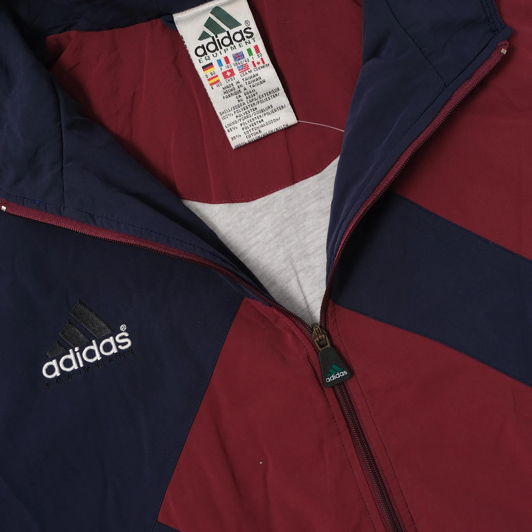 Vintage Adidas Equipment Track Jacket Medium