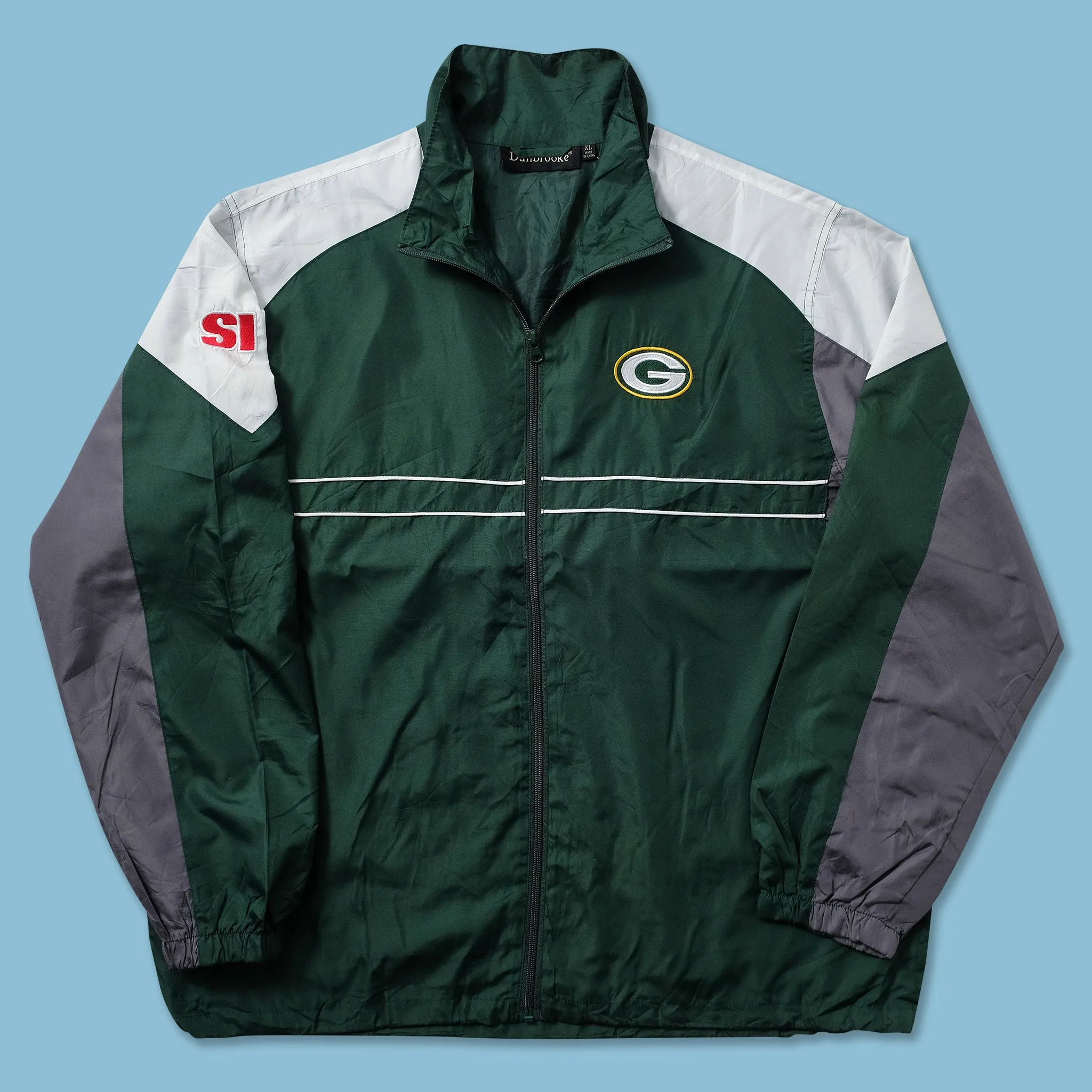 Vintage Greenbay Packers Track Jacket XLarge