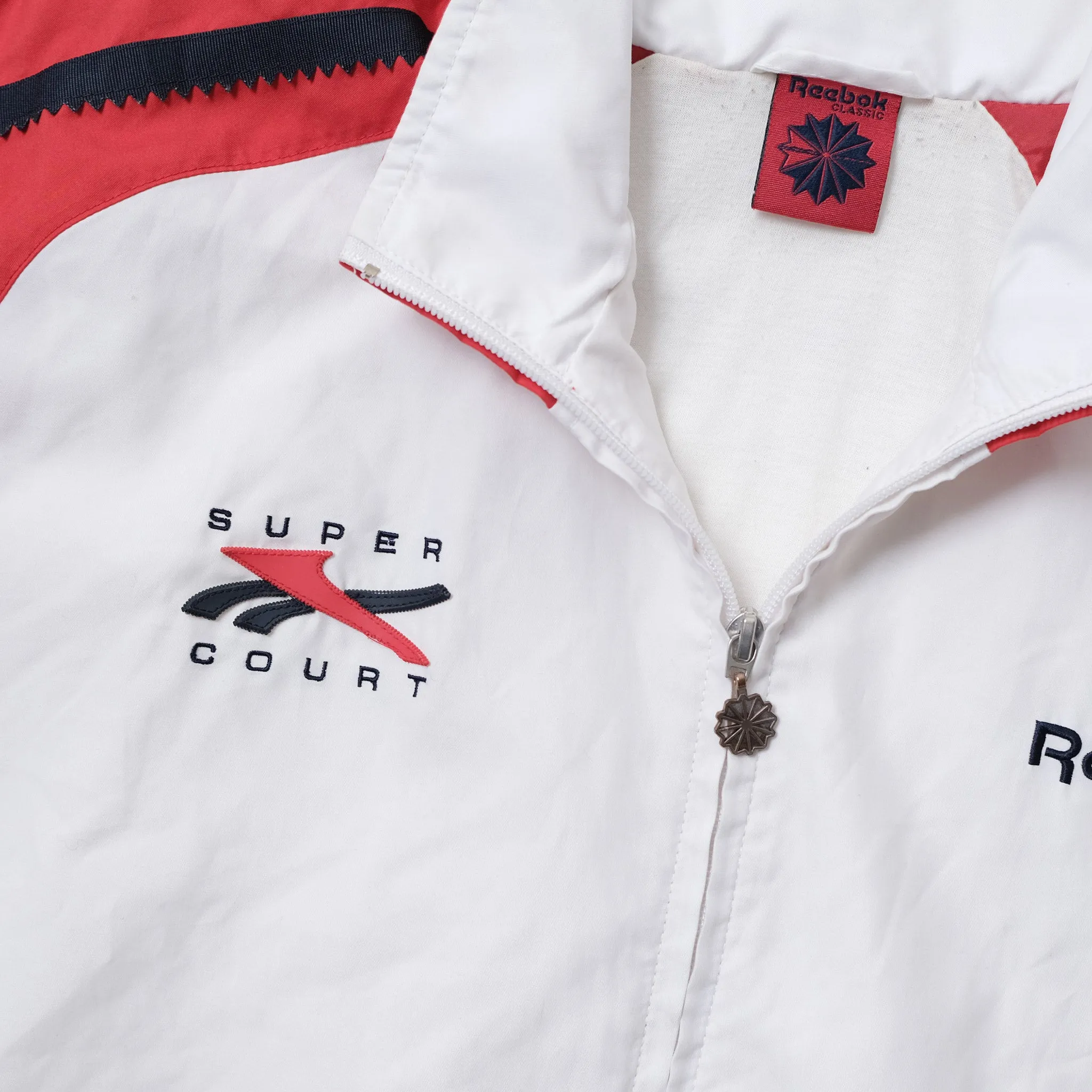 Vintage Reebok Super Court Track Jacket Medium