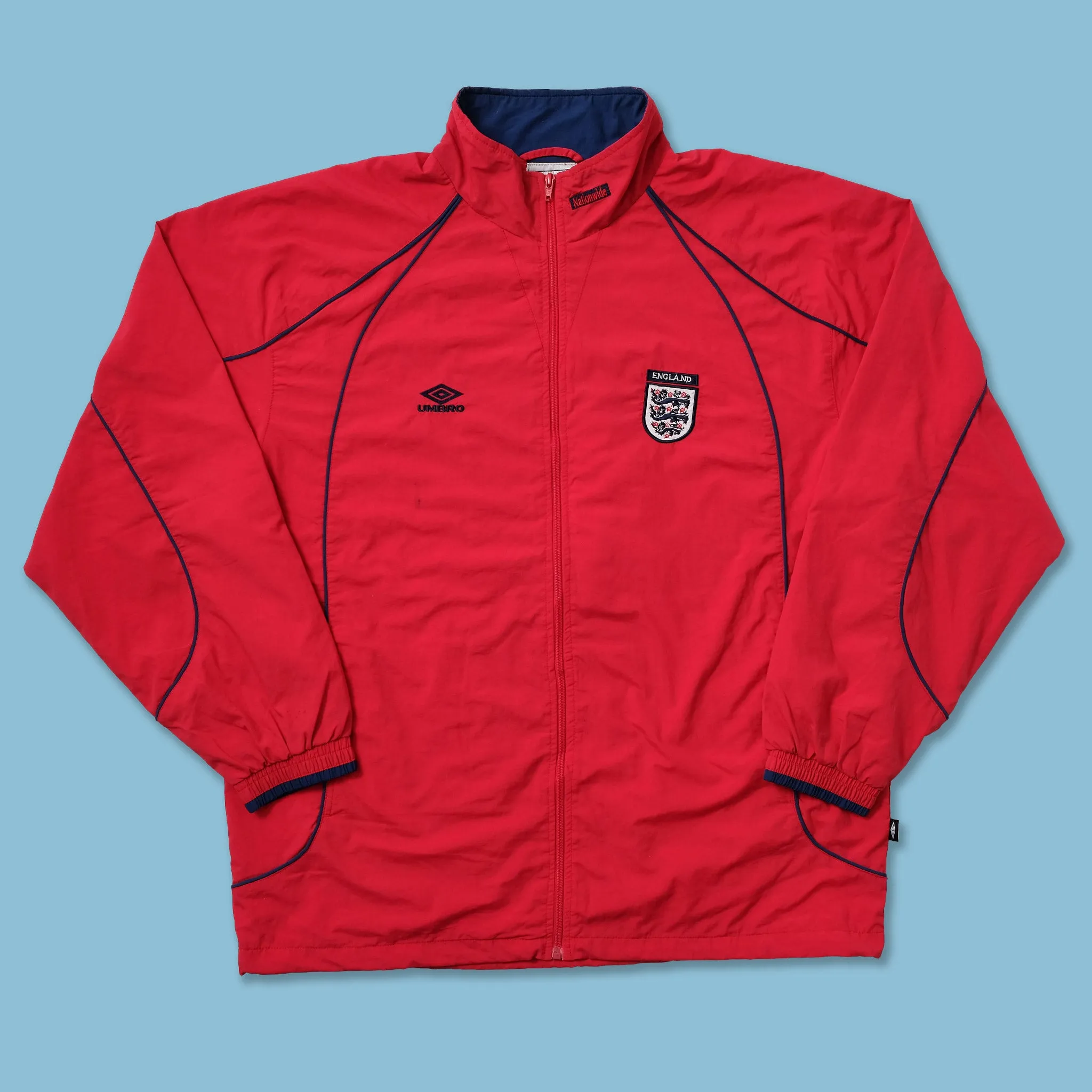 Vintage Umbro England Track Jacket XLarge