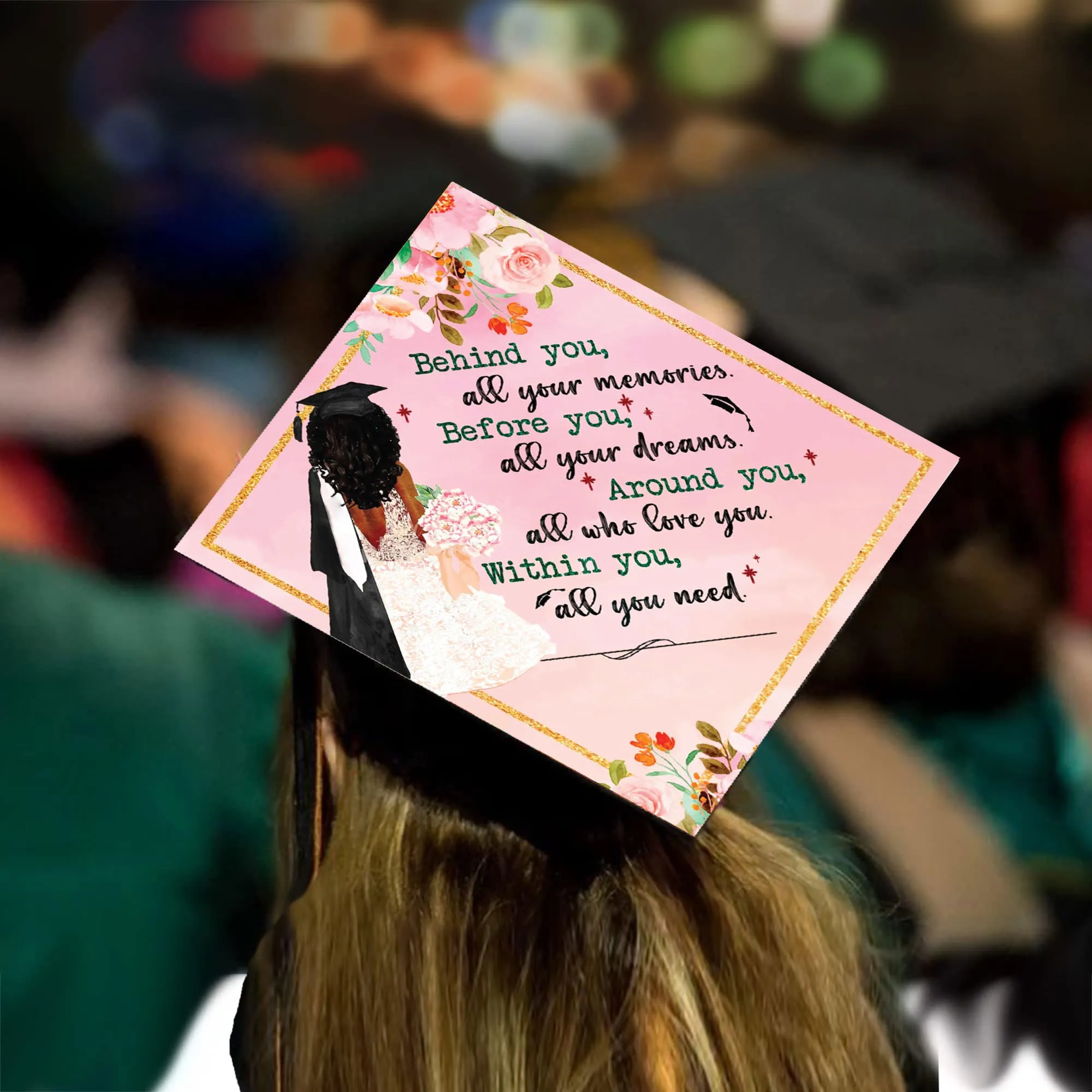 Within You is All You Need Grad Cap Topper