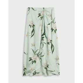 Women Muras-Elderflower Ruffled Maxi Skirt - Mint