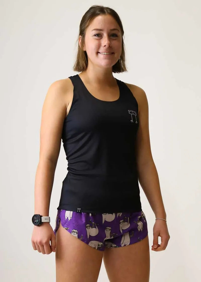 Women's Black Performance Singlet