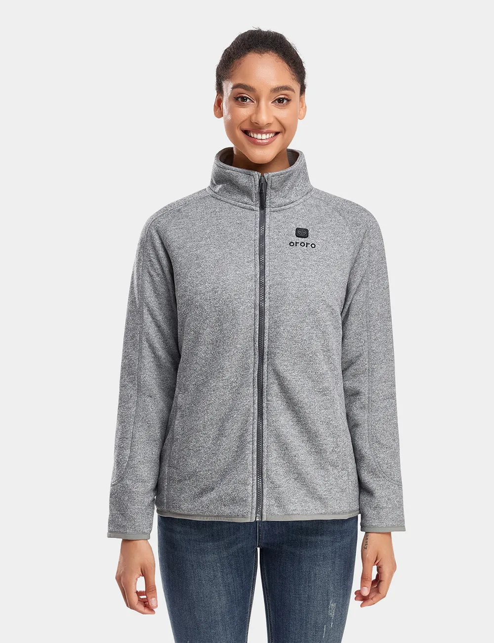 Women's Heated Full-Zip Fleece Jacket - All Colors