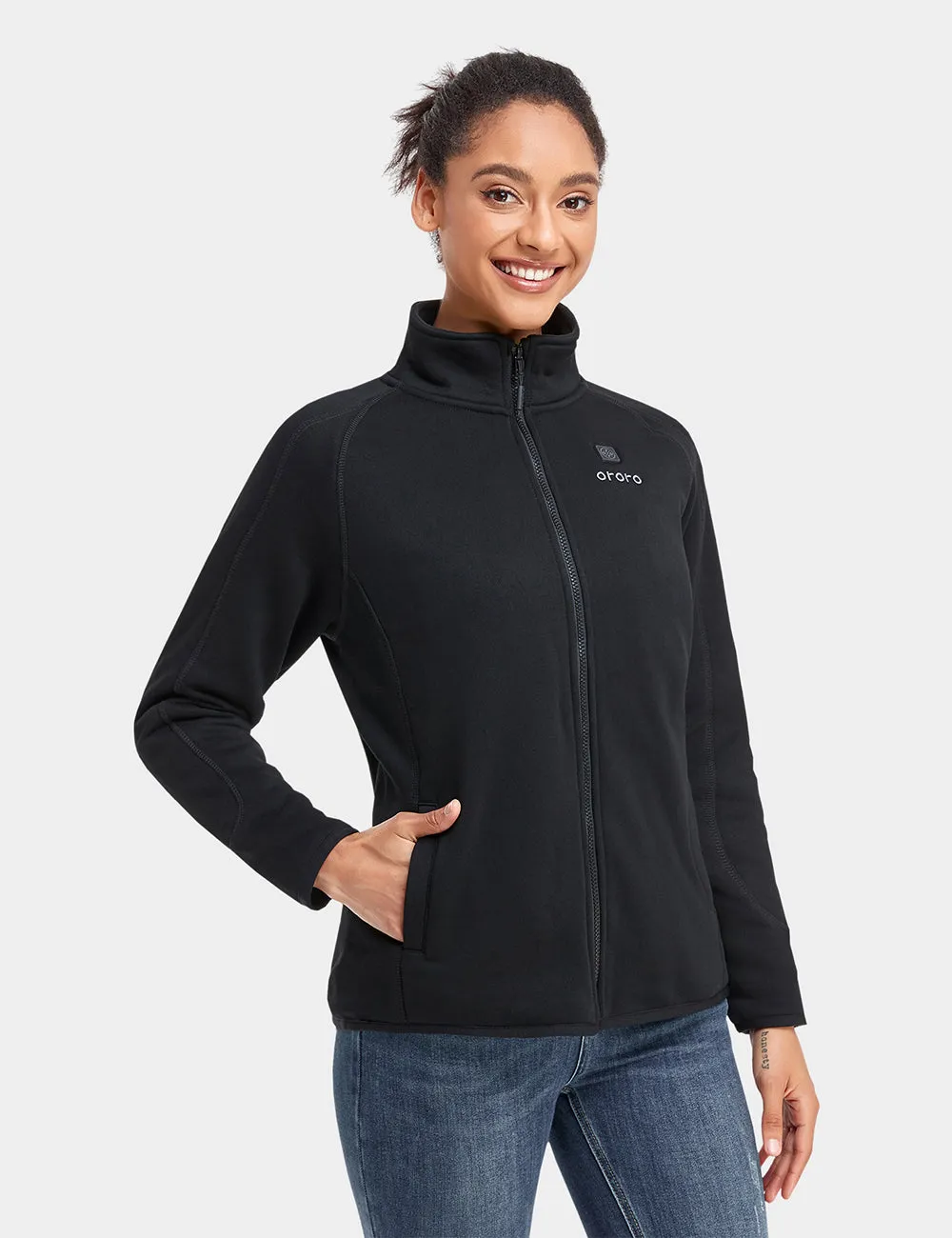 Women's Heated Full-Zip Fleece Jacket - All Colors