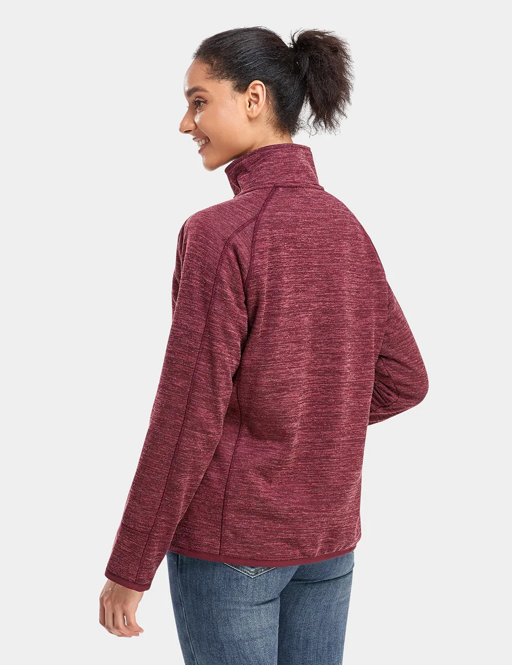 Women's Heated Full-Zip Fleece Jacket - All Colors