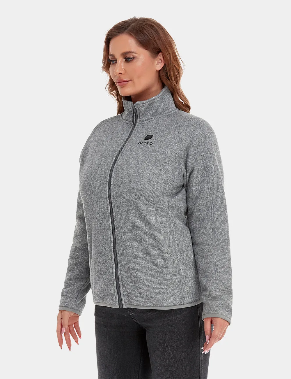 Women's Heated Full-Zip Fleece Jacket - All Colors