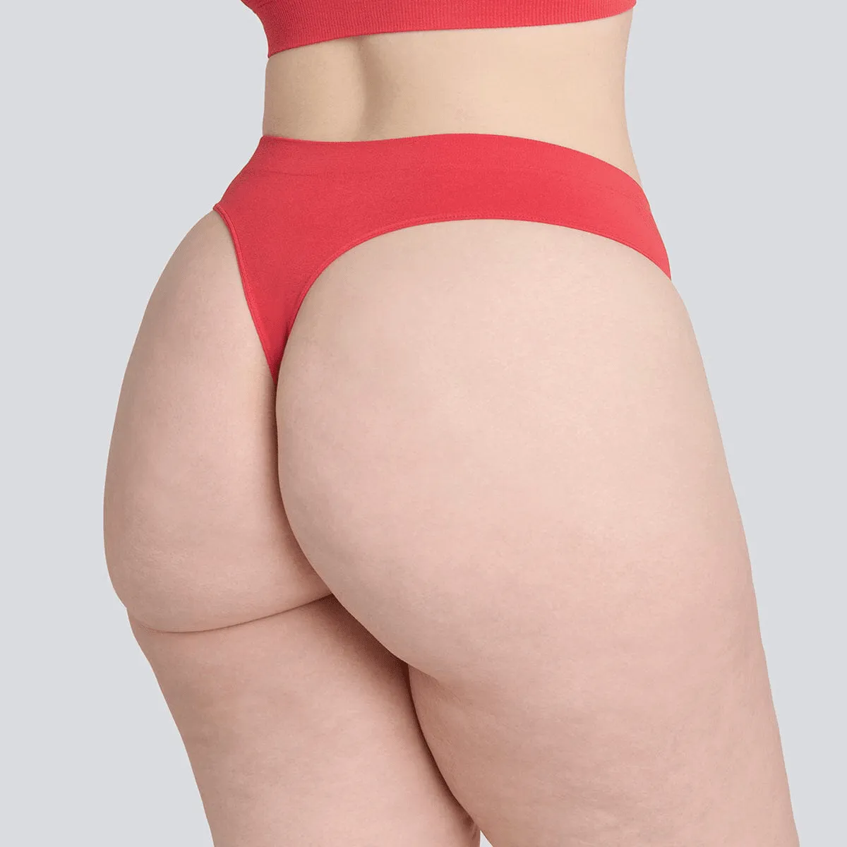 Women's SmoothFit Thong - Rhubarb