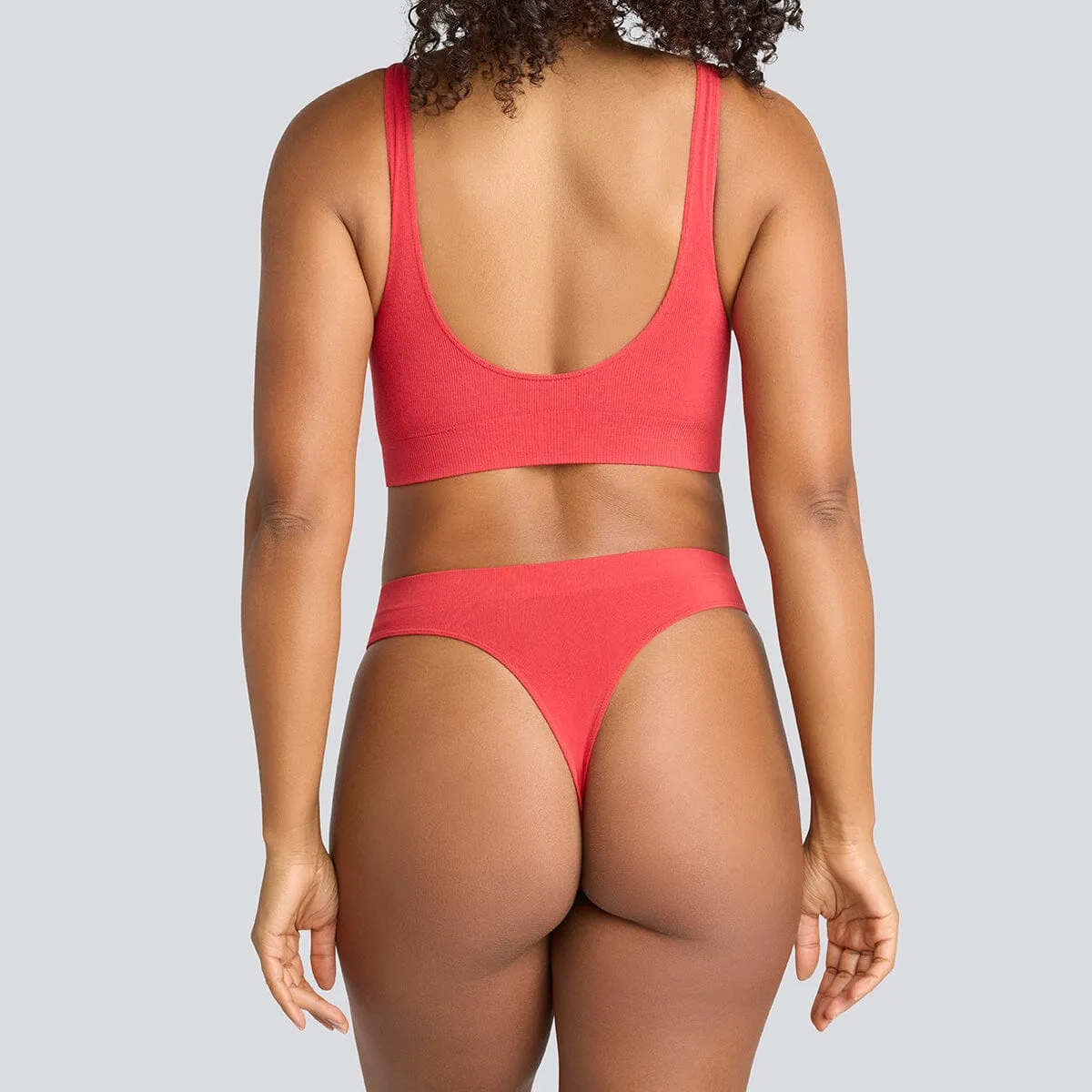 Women's SmoothFit Thong - Rhubarb