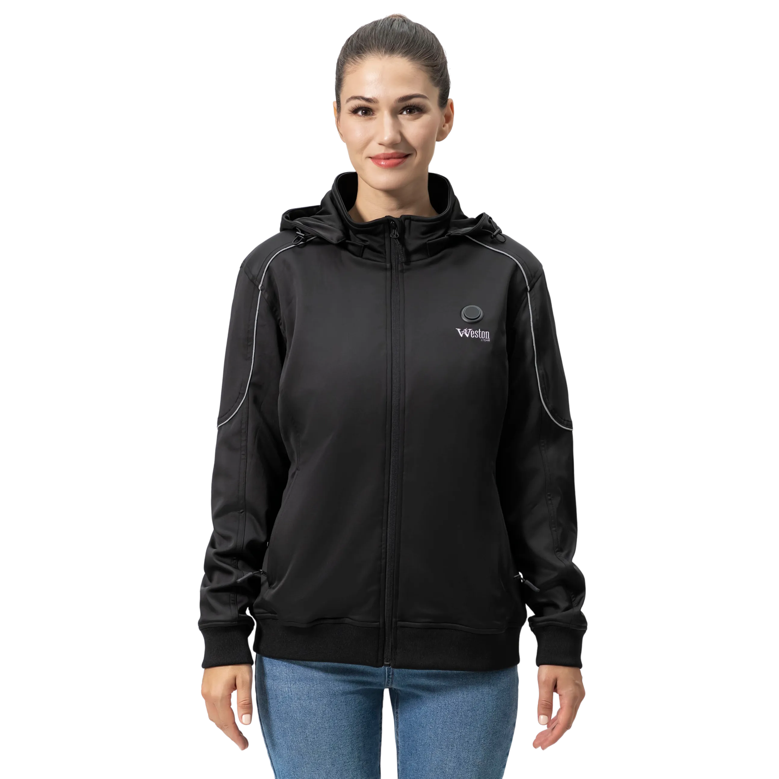 Women's Soft Shell Heated Track Jacket- FINAL SALE