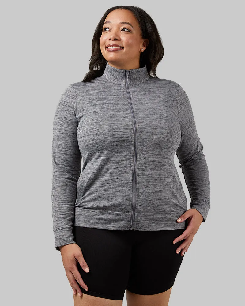 WOMEN'S SOFT STRETCH TRACK JACKET